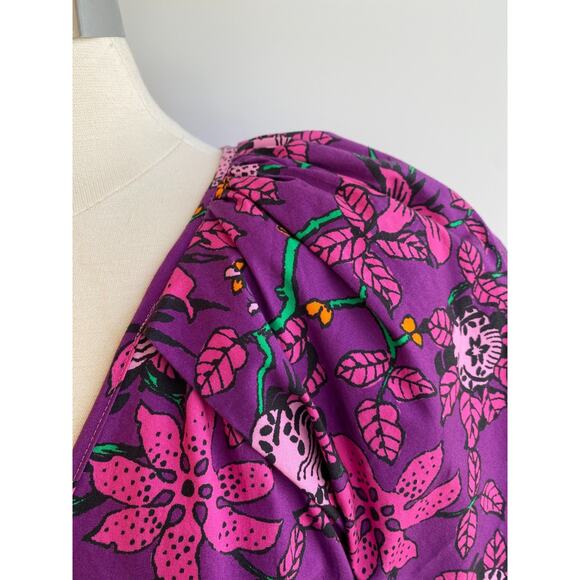 Derek Lam 10 Crosby Dallas Cotton Floral Nap Dress sz 10 - Picture 3 of 11